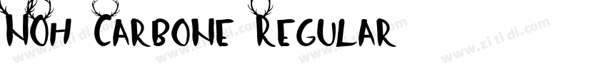 NOh Carbone Regular字体转换